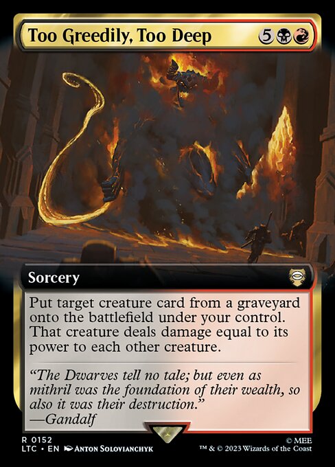 Too Greedily, Too Deep (LTC 152)