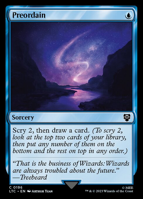 Preordain (LTC 196)