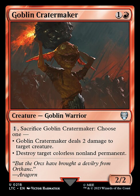 Goblin Cratermaker (LTC 218)