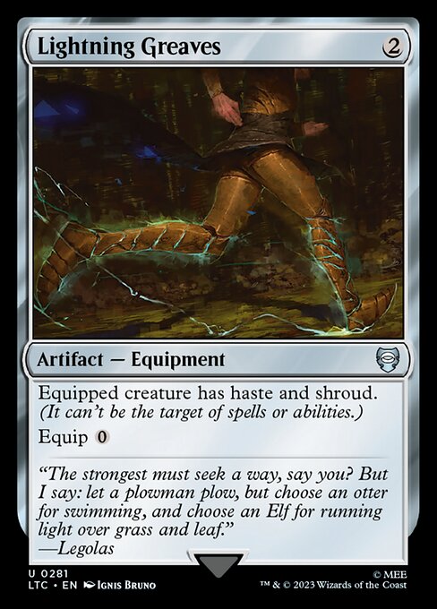 Lightning Greaves (LTC 281)