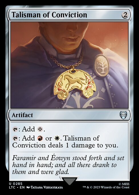 Talisman of Conviction (LTC 285)