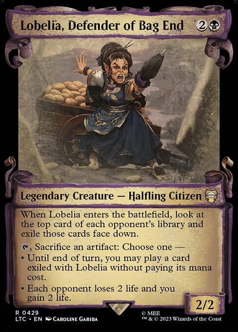 Lobelia, Defender of Bag End (LTC 429)
