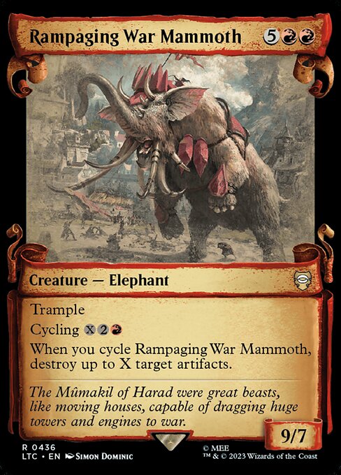 Rampaging War Mammoth (LTC 436)