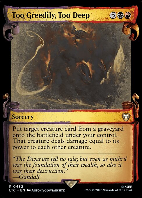 Too Greedily, Too Deep (LTC 482)