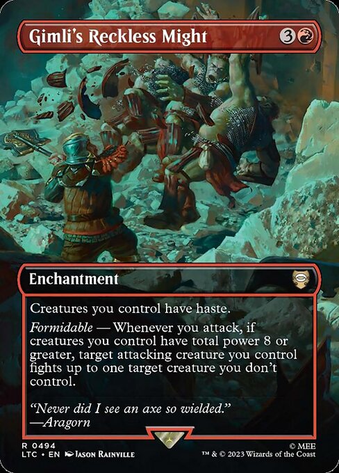 Gimli's Reckless Might (LTC 494)