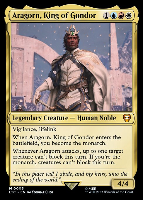 Aragorn, King of Gondor (LTC 5)