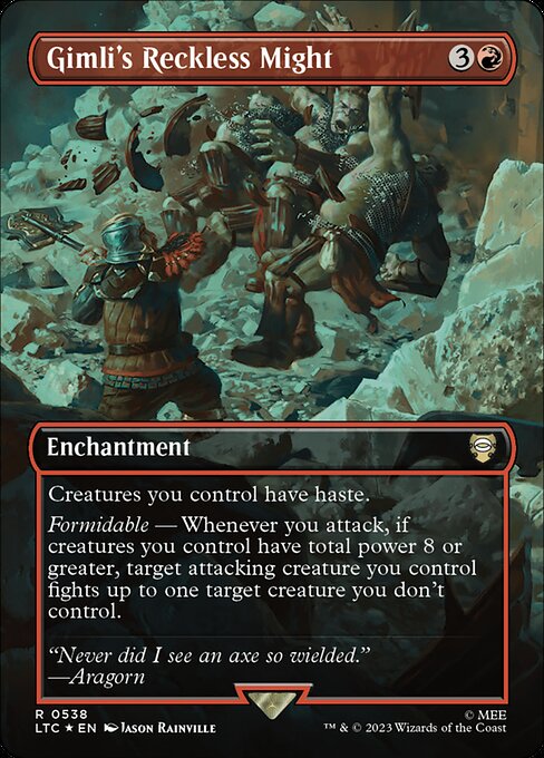 Gimli's Reckless Might (LTC 538)