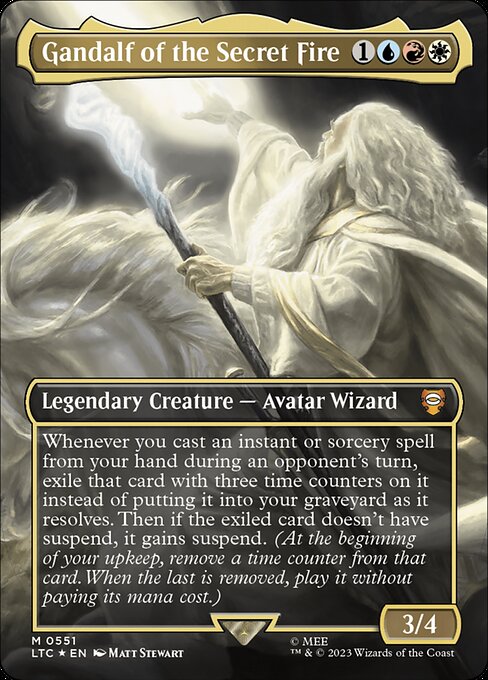 Gandalf of the Secret Fire (LTC 551)