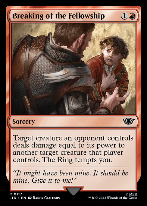 Breaking of the Fellowship (LTR 117)