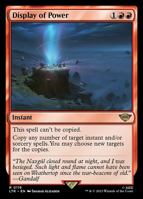 Display of Power (LTR 119)
