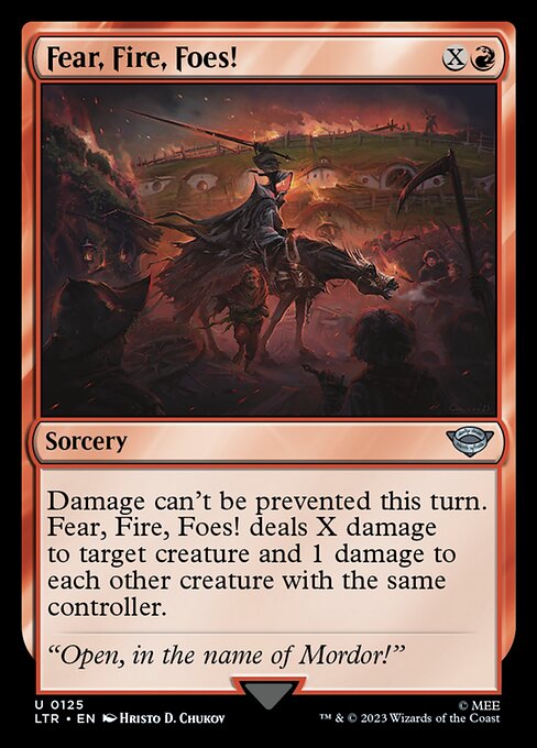 Fear, Fire, Foes! (LTR 125)