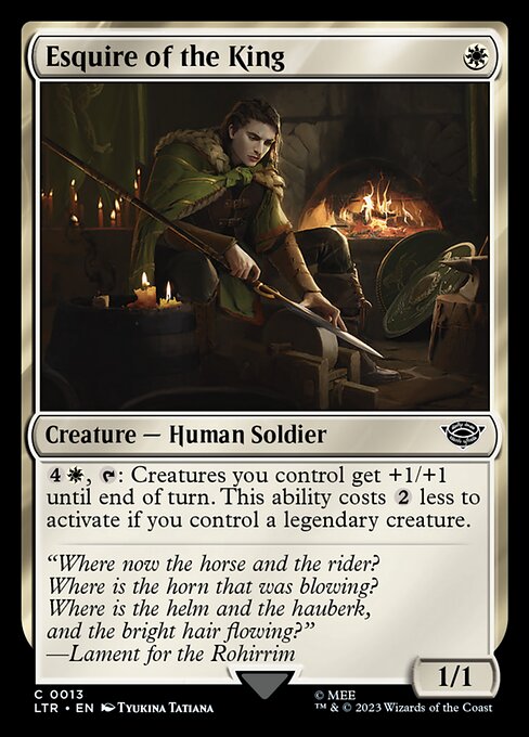 Esquire of the King (LTR 13)
