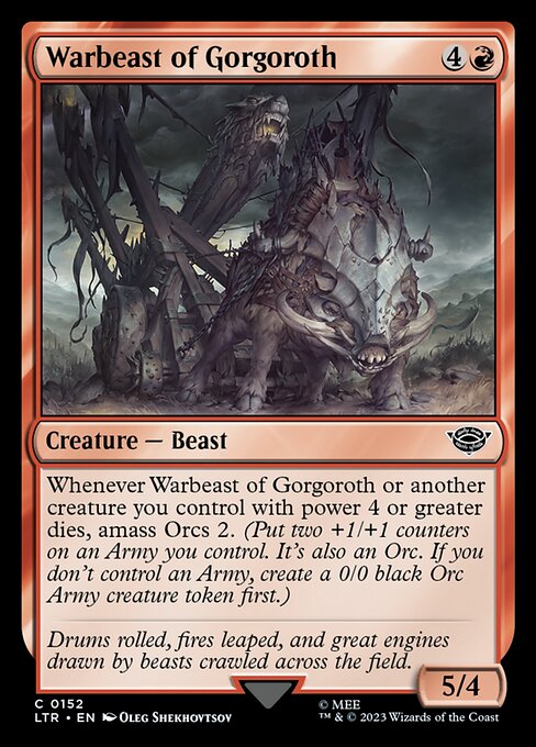 Warbeast of Gorgoroth (LTR 152)
