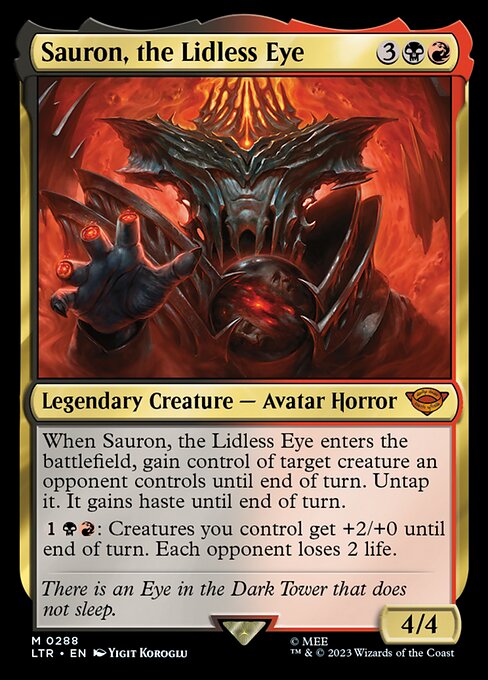 Sauron, the Lidless Eye (LTR 288)