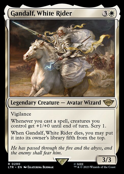 Gandalf, White Rider (LTR 290)