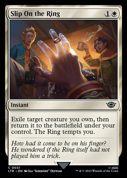 Slip On the Ring (LTR 31)