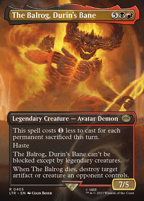 The Balrog, Durin's Bane (LTR 405)