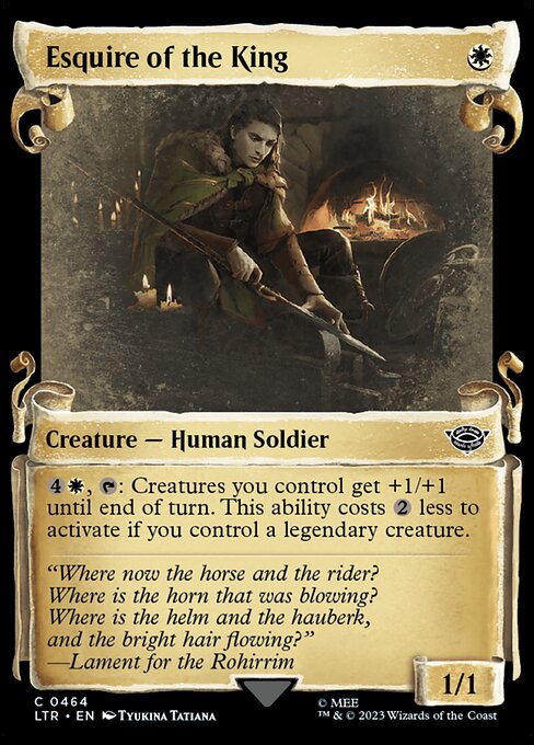 Esquire of the King (LTR 464)