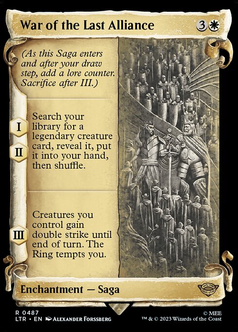 War of the Last Alliance (LTR 487)