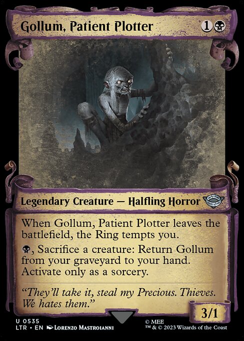 Gollum, Patient Plotter (LTR 535)