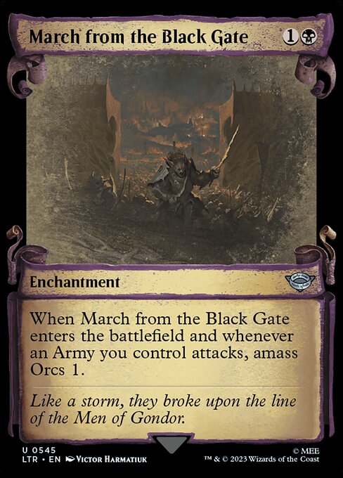 March from the Black Gate (LTR 545)
