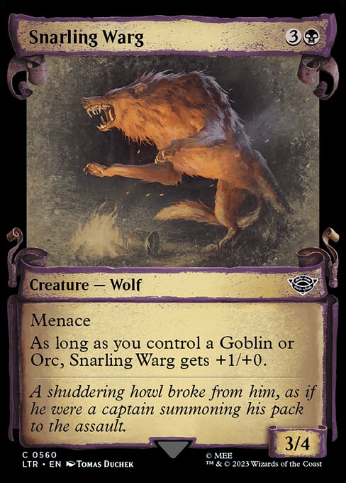 Snarling Warg (LTR 560)