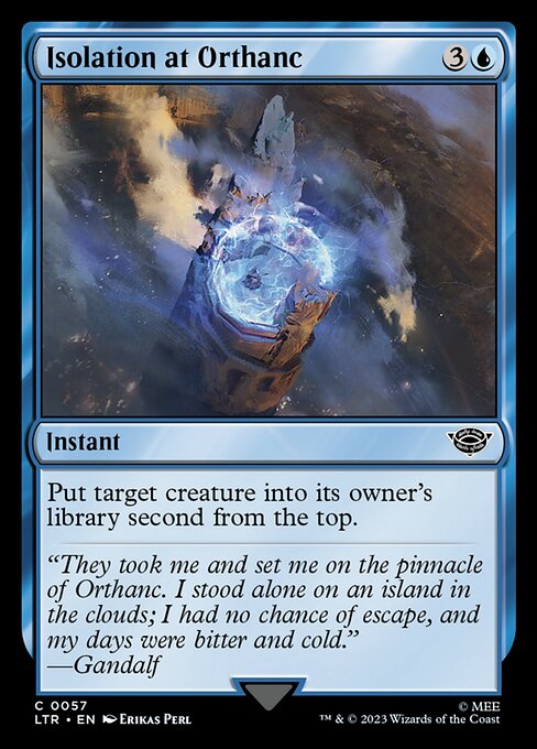 Isolation at Orthanc (LTR 57)