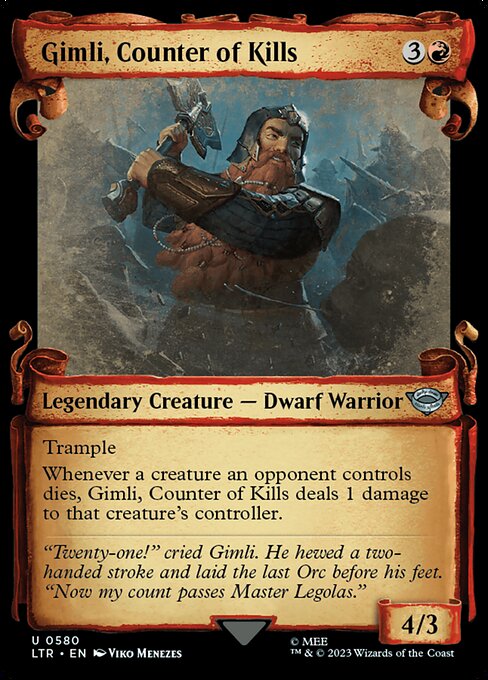 Gimli, Counter of Kills (LTR 580)