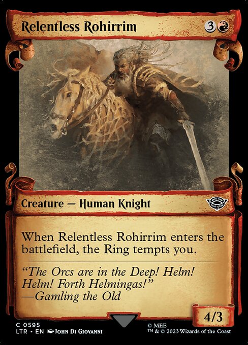Relentless Rohirrim (LTR 595)
