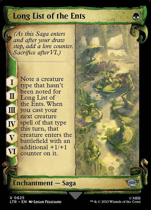 Long List of the Ents (LTR 625)