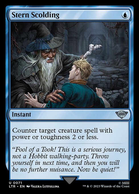 Stern Scolding (LTR 71)