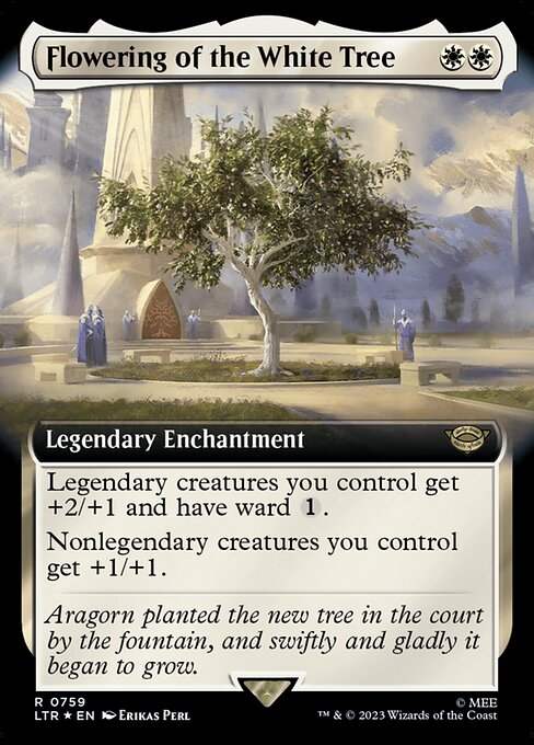 Flowering of the White Tree (LTR 759)