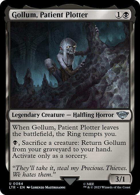 Gollum, Patient Plotter (LTR 84)