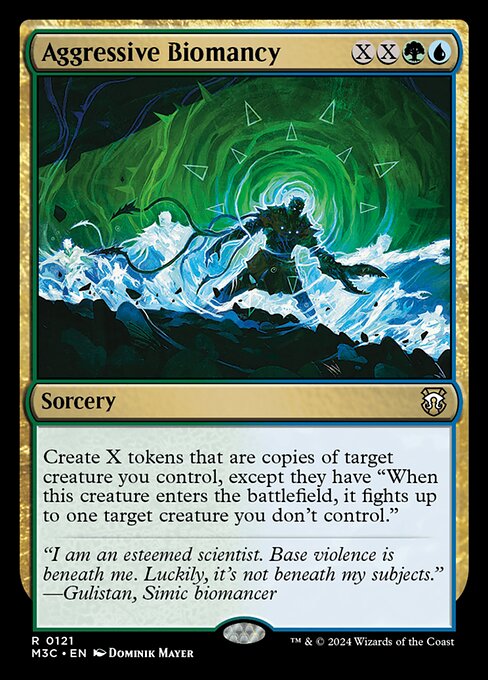 Aggressive Biomancy (M3C 121)