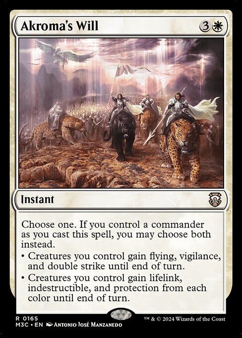 Akroma's Will (M3C 165)