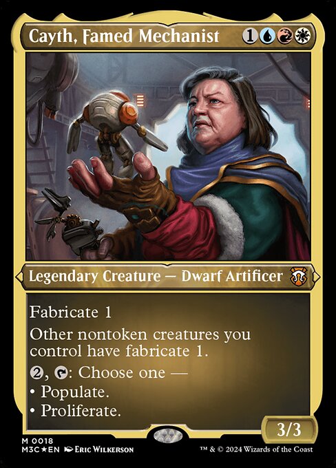 Cayth, Famed Mechanist (M3C 18)