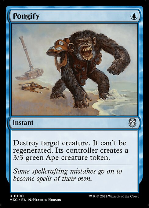 Pongify (M3C 190)