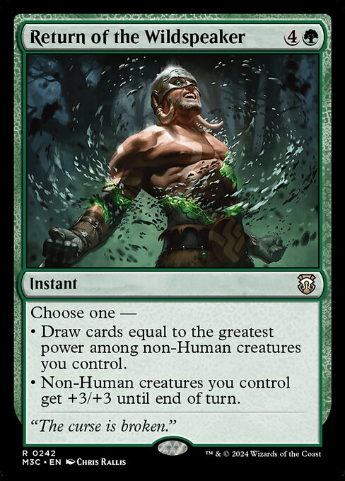 Return of the Wildspeaker (M3C 242)
