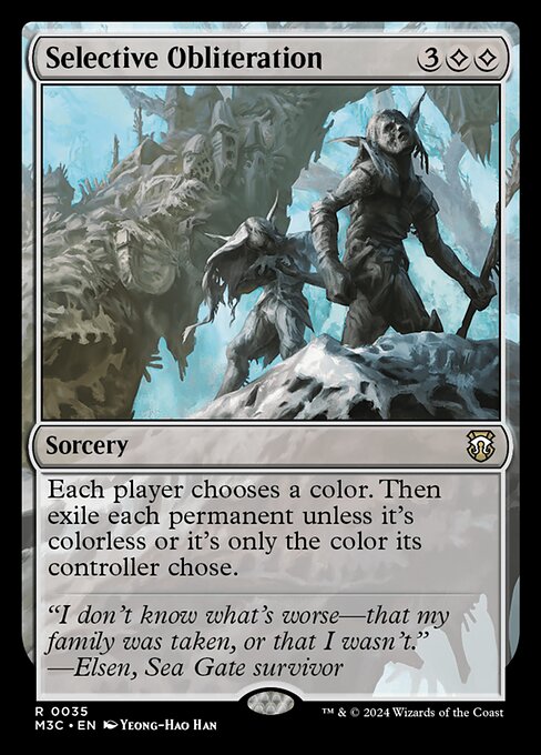 Selective Obliteration (M3C 35)