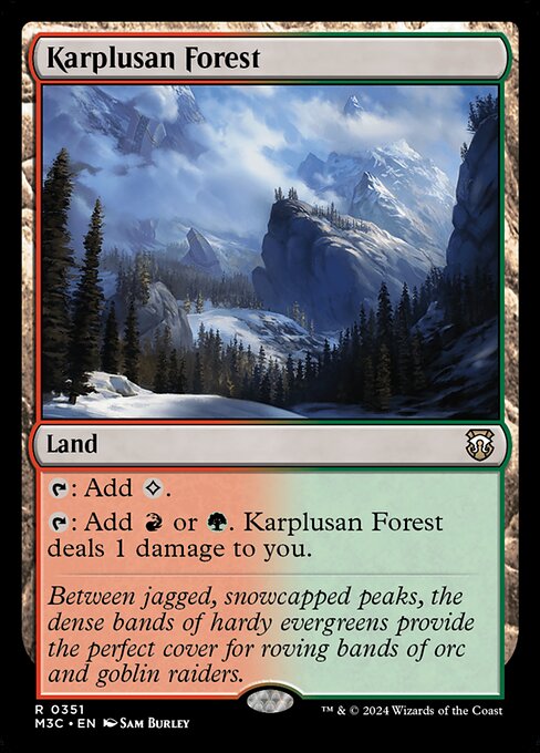 Karplusan Forest (M3C 351)