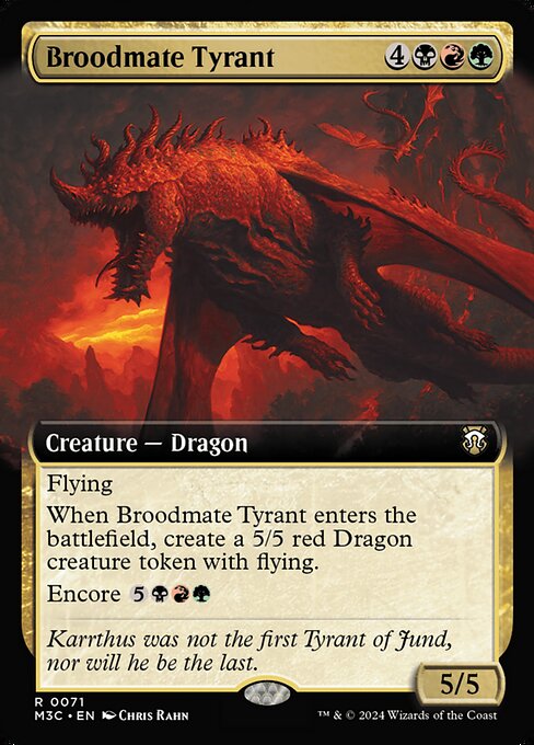 Broodmate Tyrant (M3C 71)