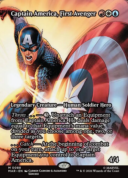 Captain America, First Avenger (MAR 88)
