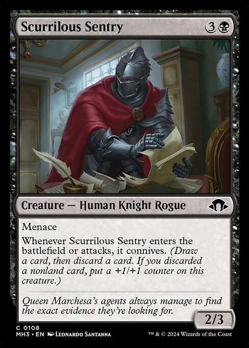 Scurrilous Sentry (MH3 108)