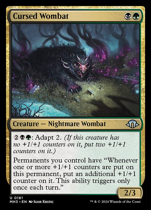 Cursed Wombat (MH3 181)