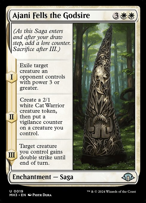 Ajani Fells the Godsire (MH3 19)