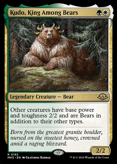 Kudo, King Among Bears (MH3 192)