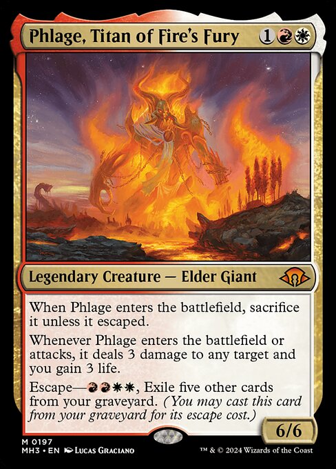 Phlage, Titan of Fire's Fury (MH3 197)