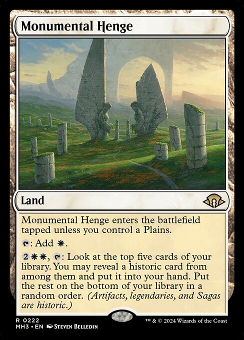 Monumental Henge (MH3 222)