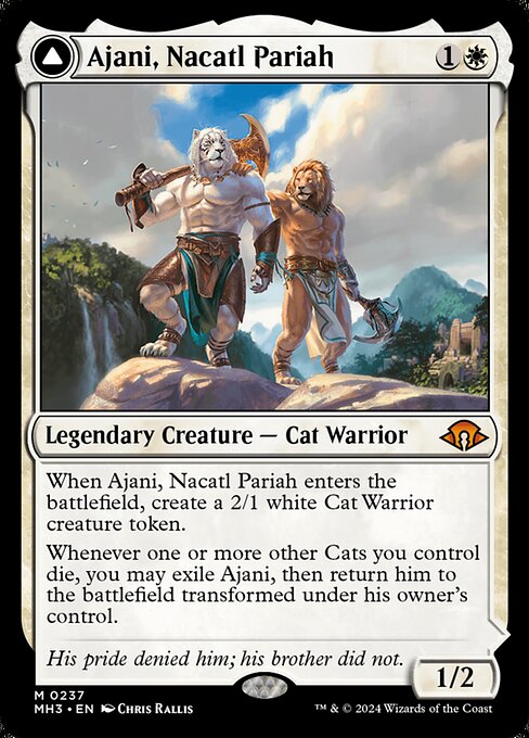Ajani, Nacatl Pariah // Ajani, Nacatl Avenger (MH3 237)