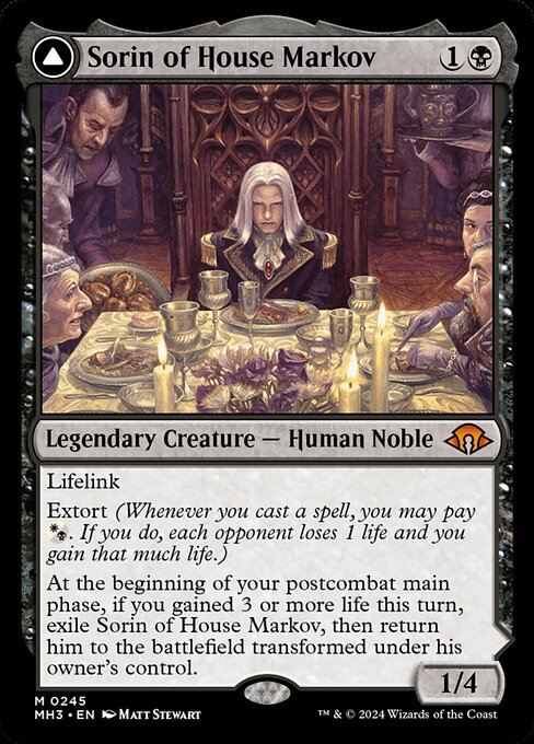 Sorin of House Markov // Sorin, Ravenous Neonate (MH3 245)